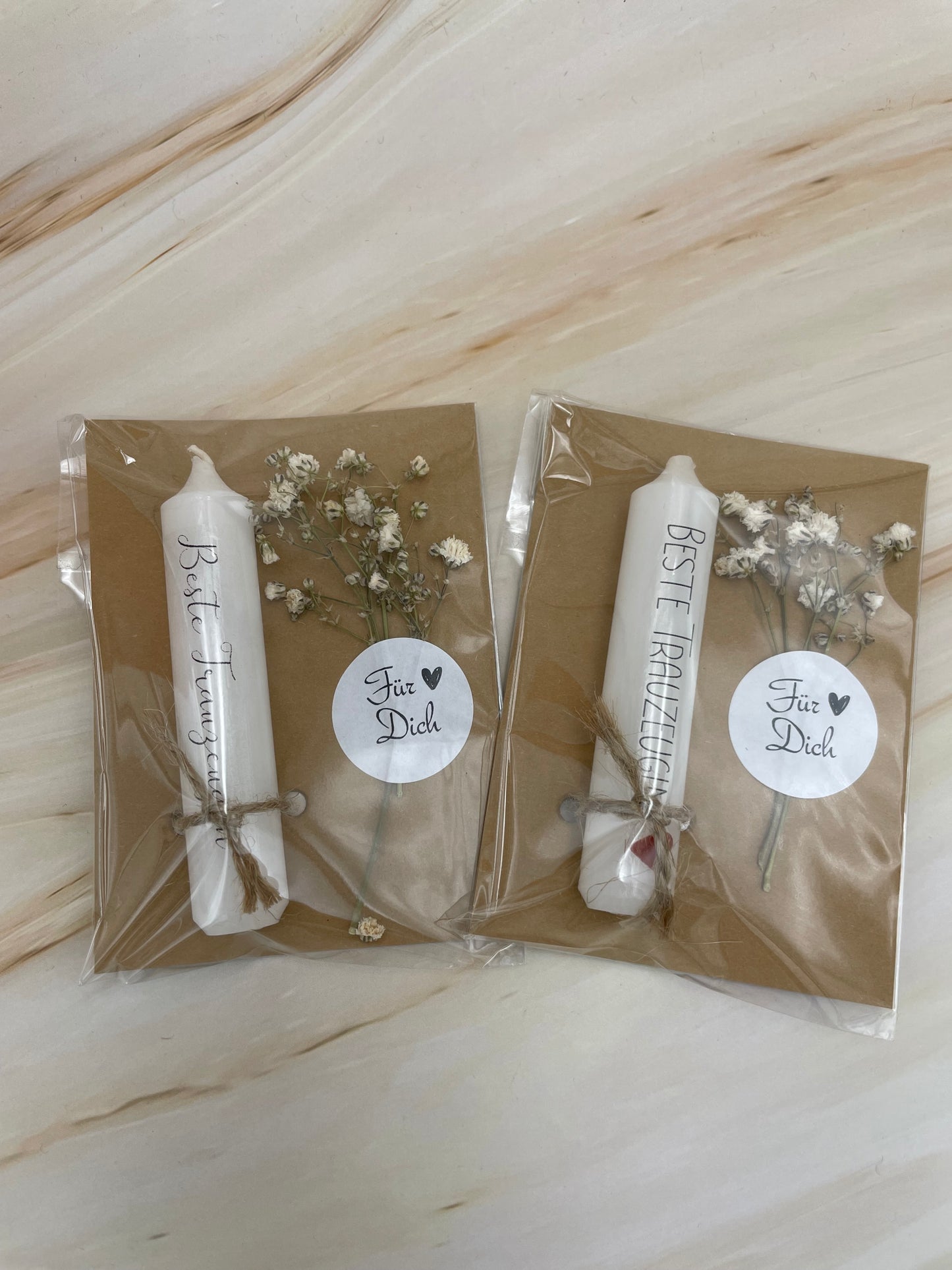 Minikerze Gastgeschenk | Hochzeit