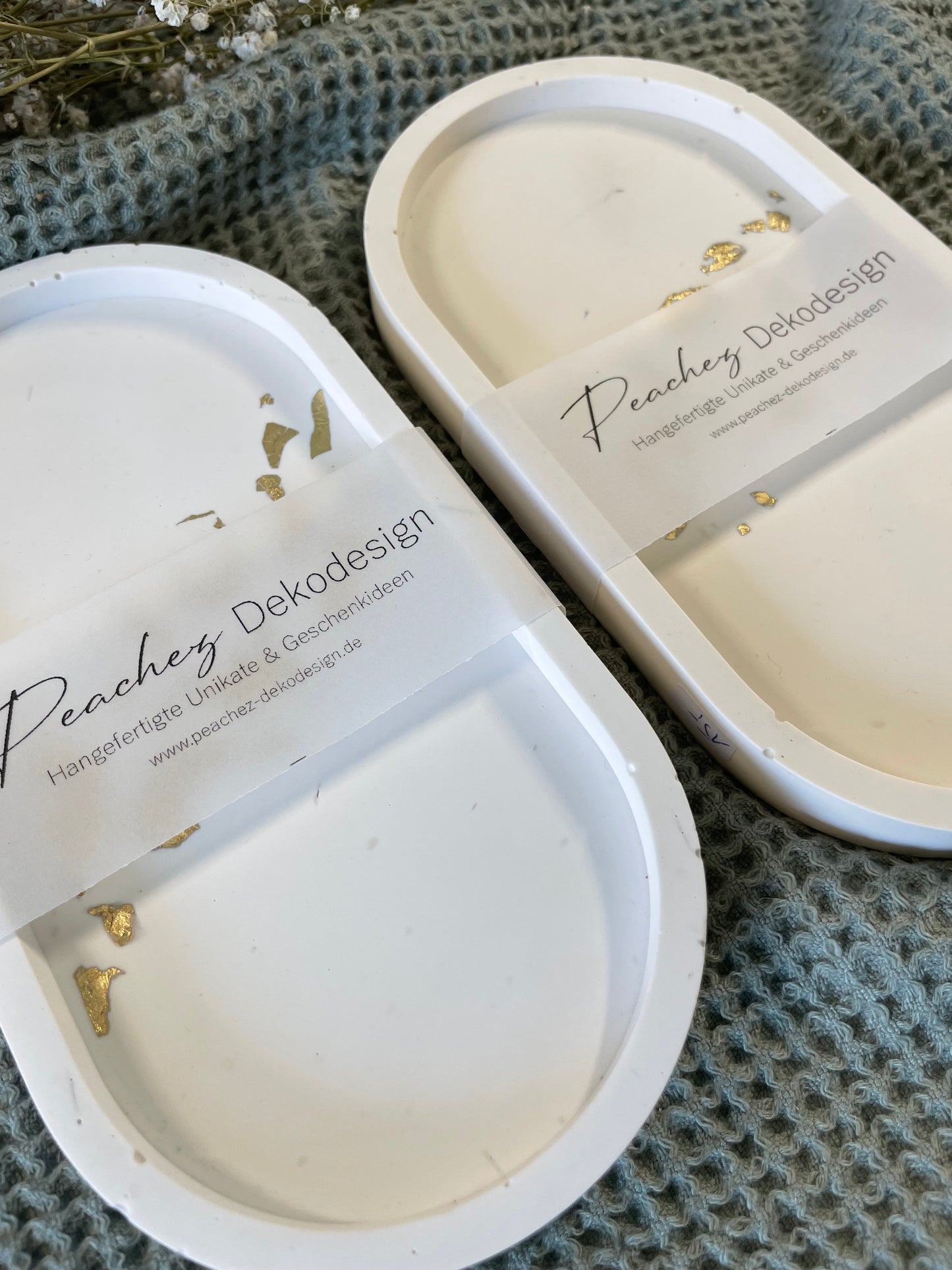 Schmuckschale | Oval weiß