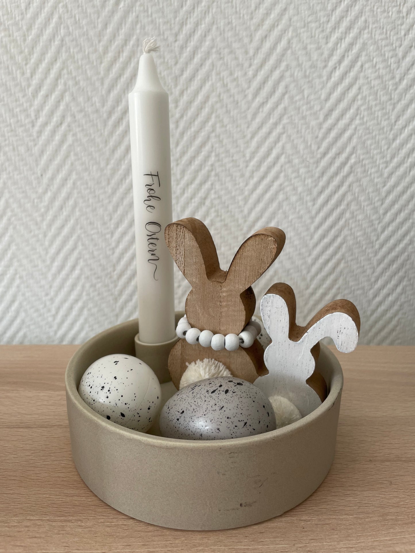 Ostern | Stabkerze mit Moos