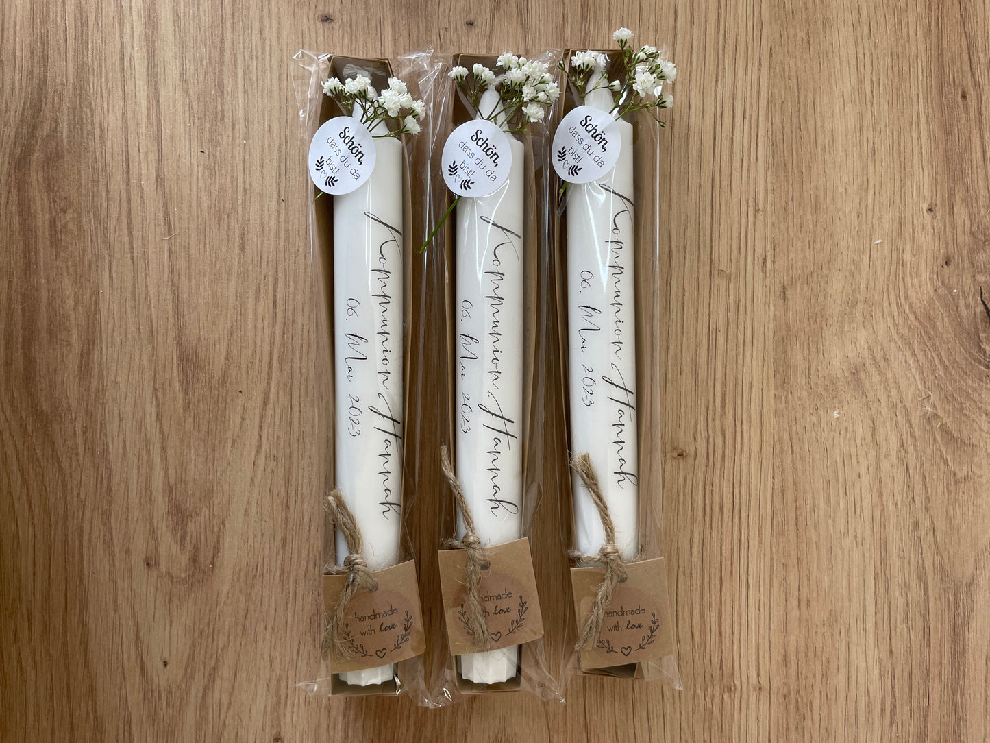 Stabkerze | Kommunion Konfirmation