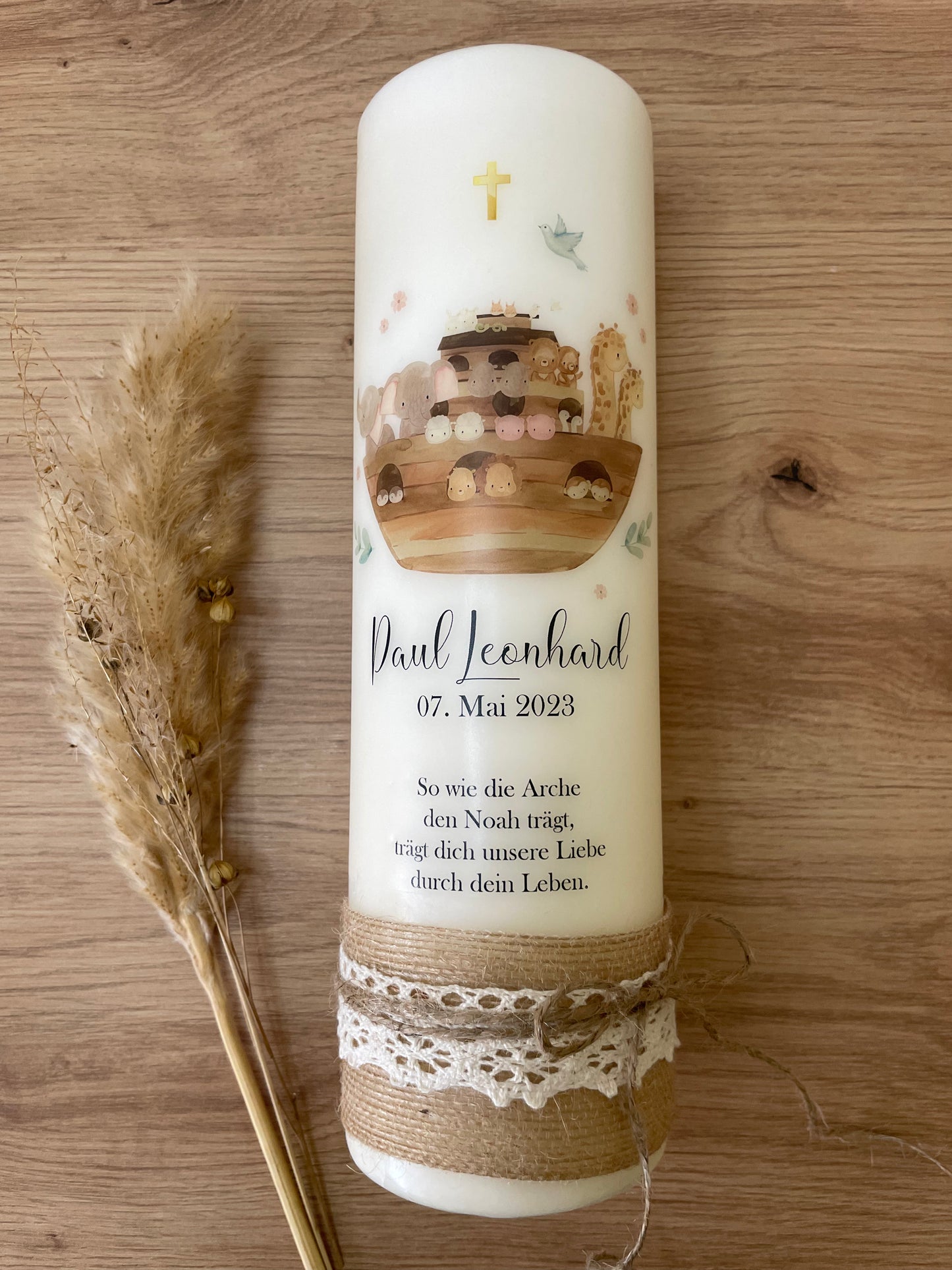 Taufkerze Arche | Leonhard