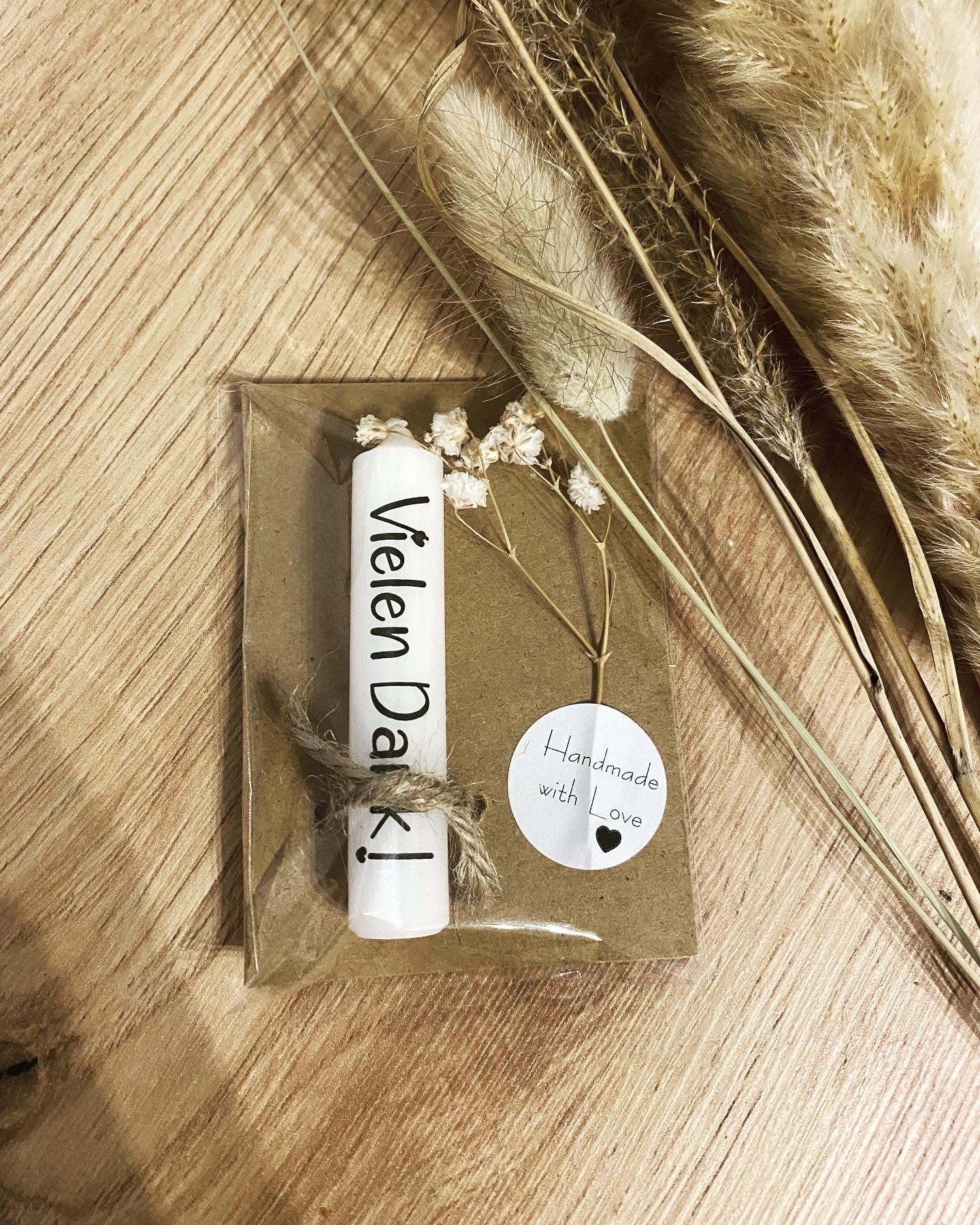 Minikerze Gastgeschenk | Dankeschön