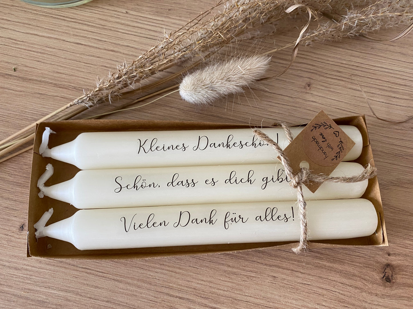 Stabkerze | Kleines Dankeschön