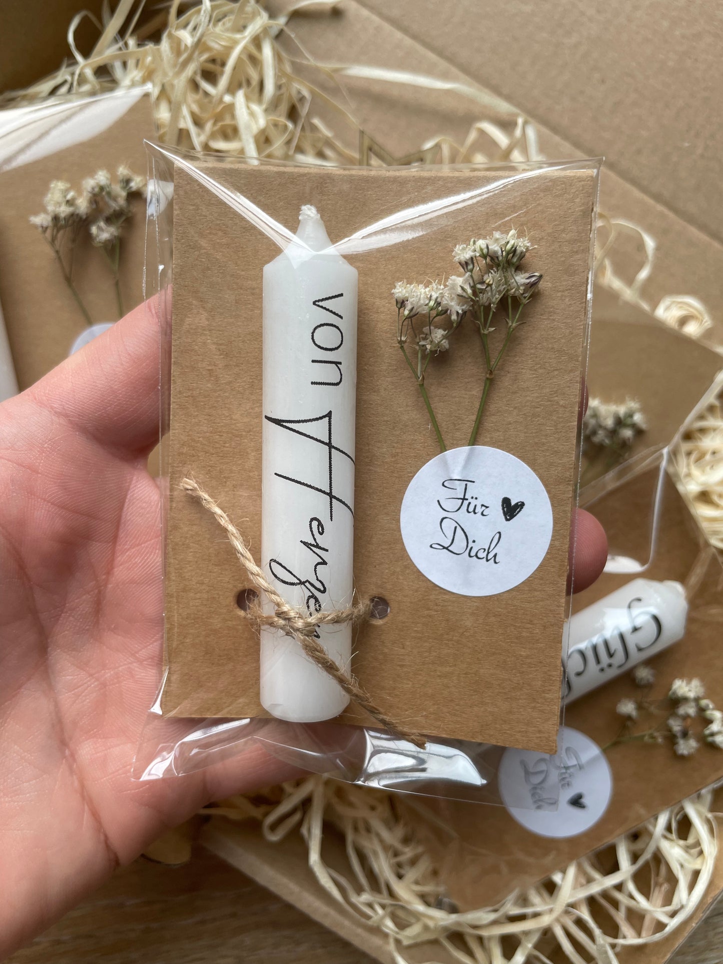 Minikerze Gastgeschenk | Geburtstag