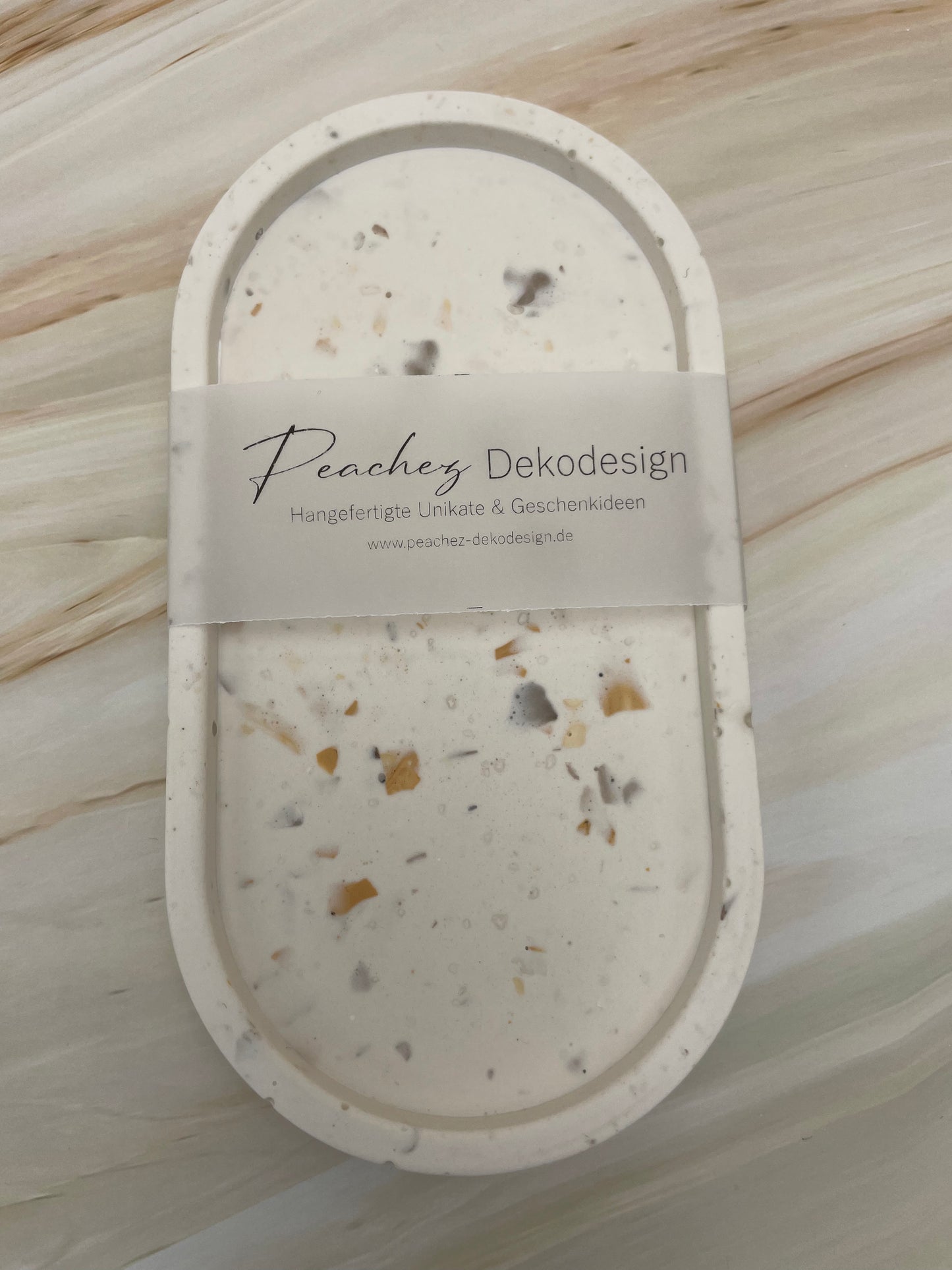 Ablageschale | Oval Terrazzo