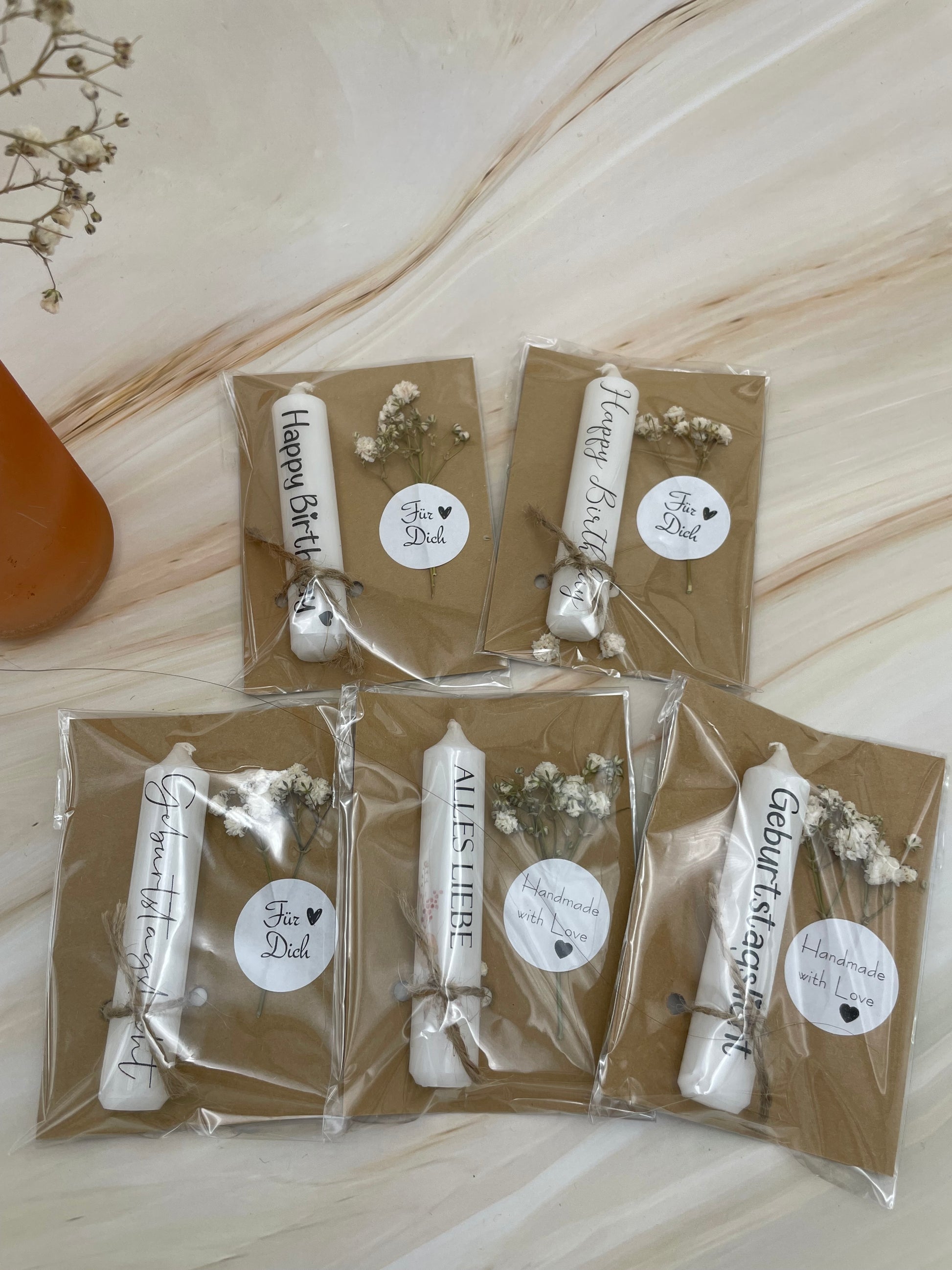 Minikerze Gastgeschenk | Geburtstag