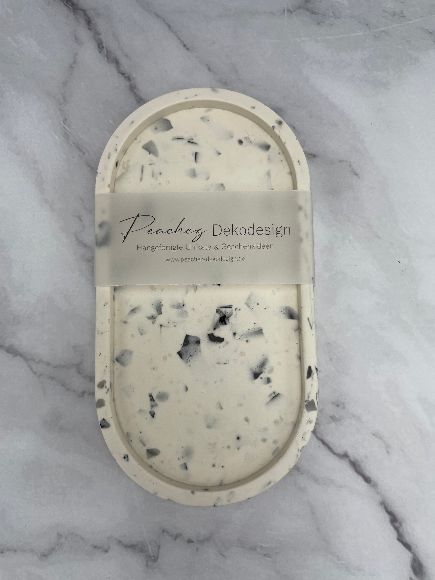 Ablageschale | Oval Terrazzo