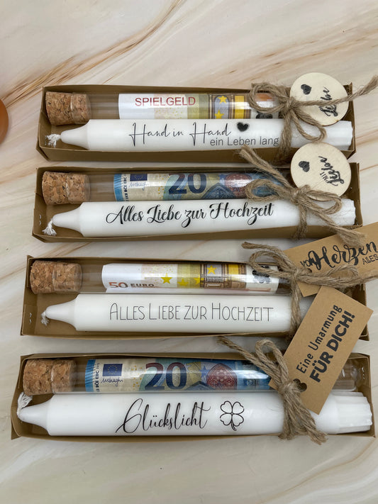 Stabkerze Geschenkset | Hochzeit
