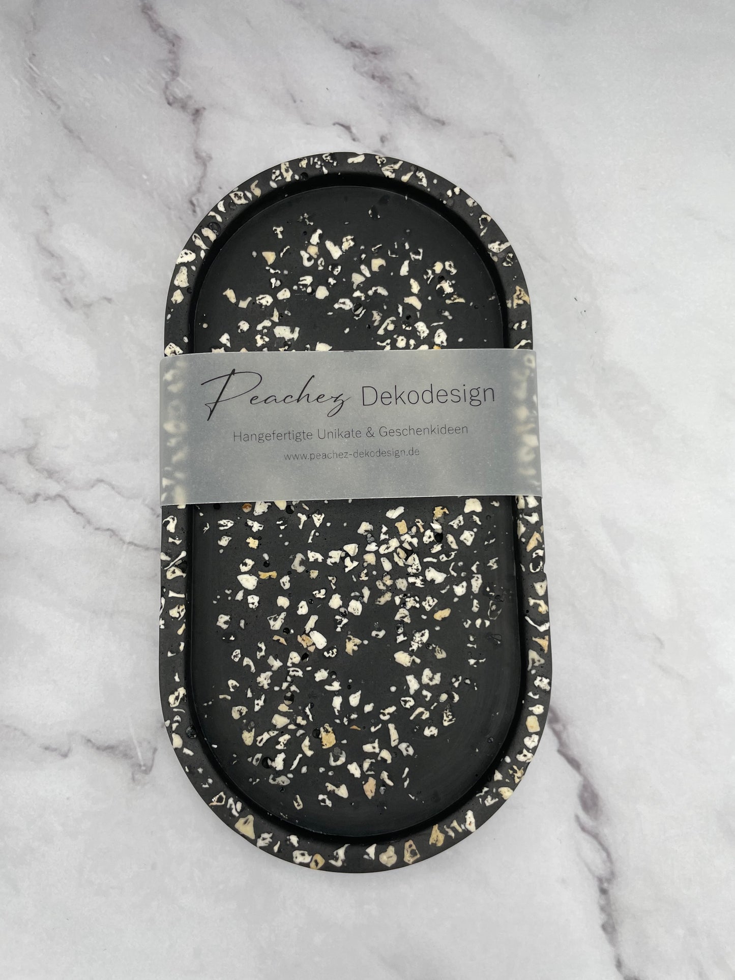 Ablageschale | Oval Terrazzo
