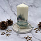Motivkerze | Winterlandschaft