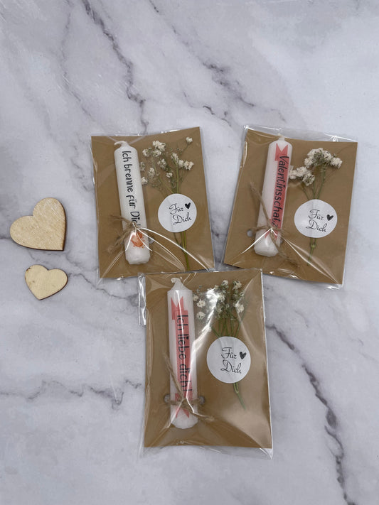 Minikerze Gastgeschenk | Liebe