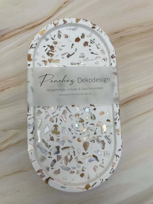 Ablageschale | Oval Terrazzo