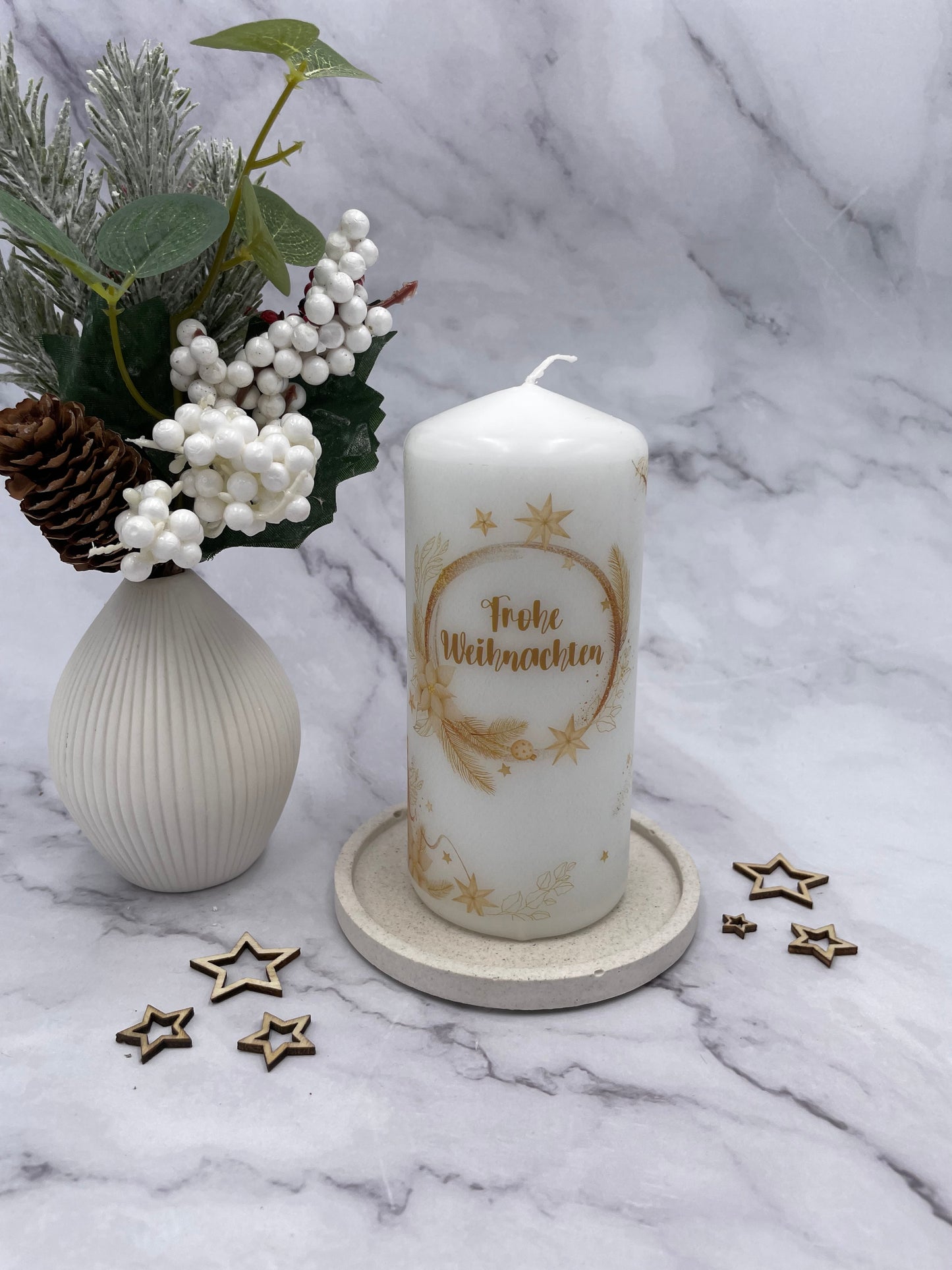 Motivkerze | Weihnachten