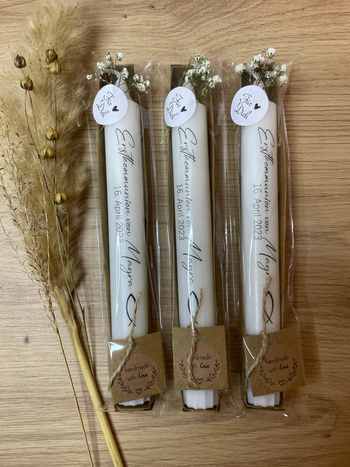 Stabkerze | Kommunion Konfirmation