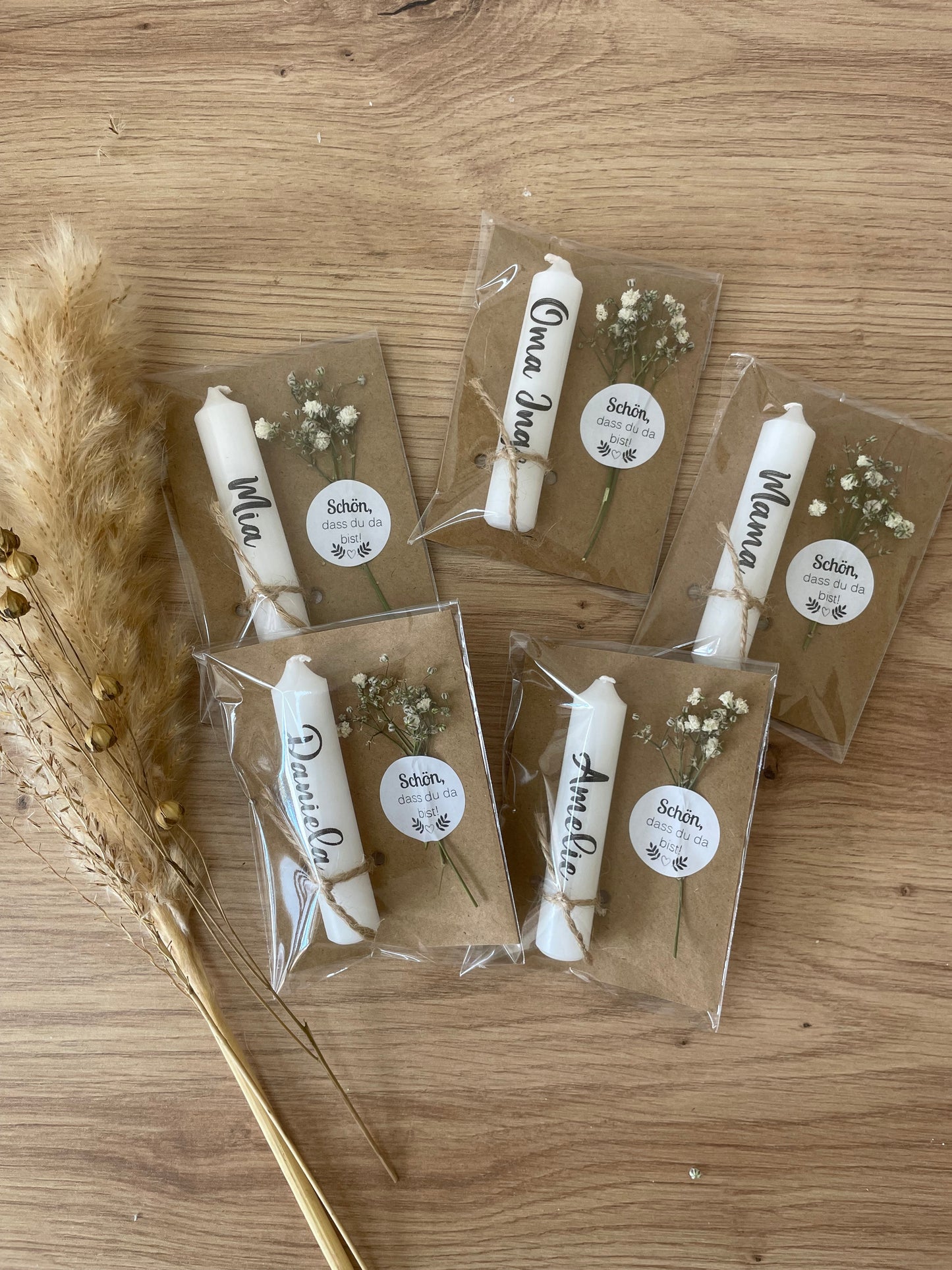 Minikerze Gastgeschenk | Sitzplatz