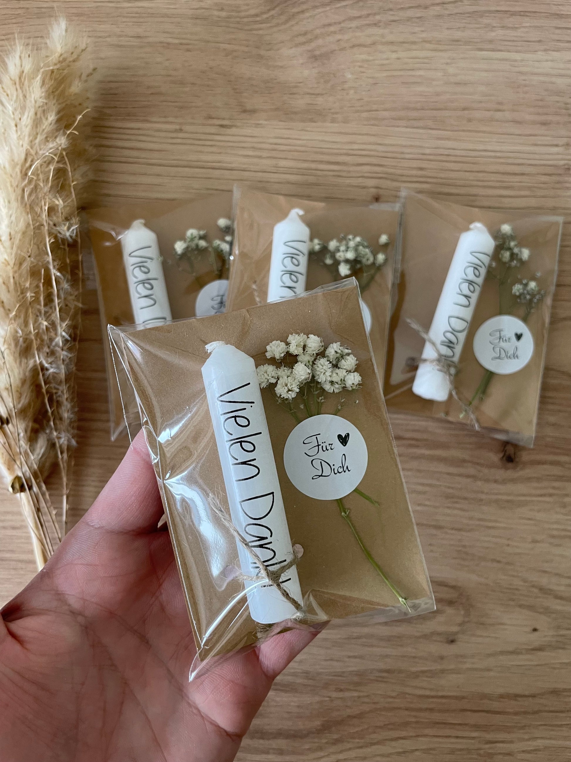 Minikerze Gastgeschenk | Dankeschön