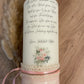 Taufkerze boho Rosenkranz | Diana