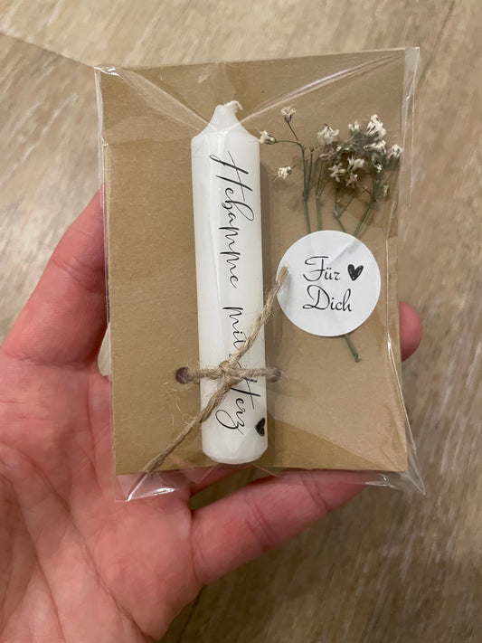 Minikerze Gastgeschenk | Hebamme Erzieher