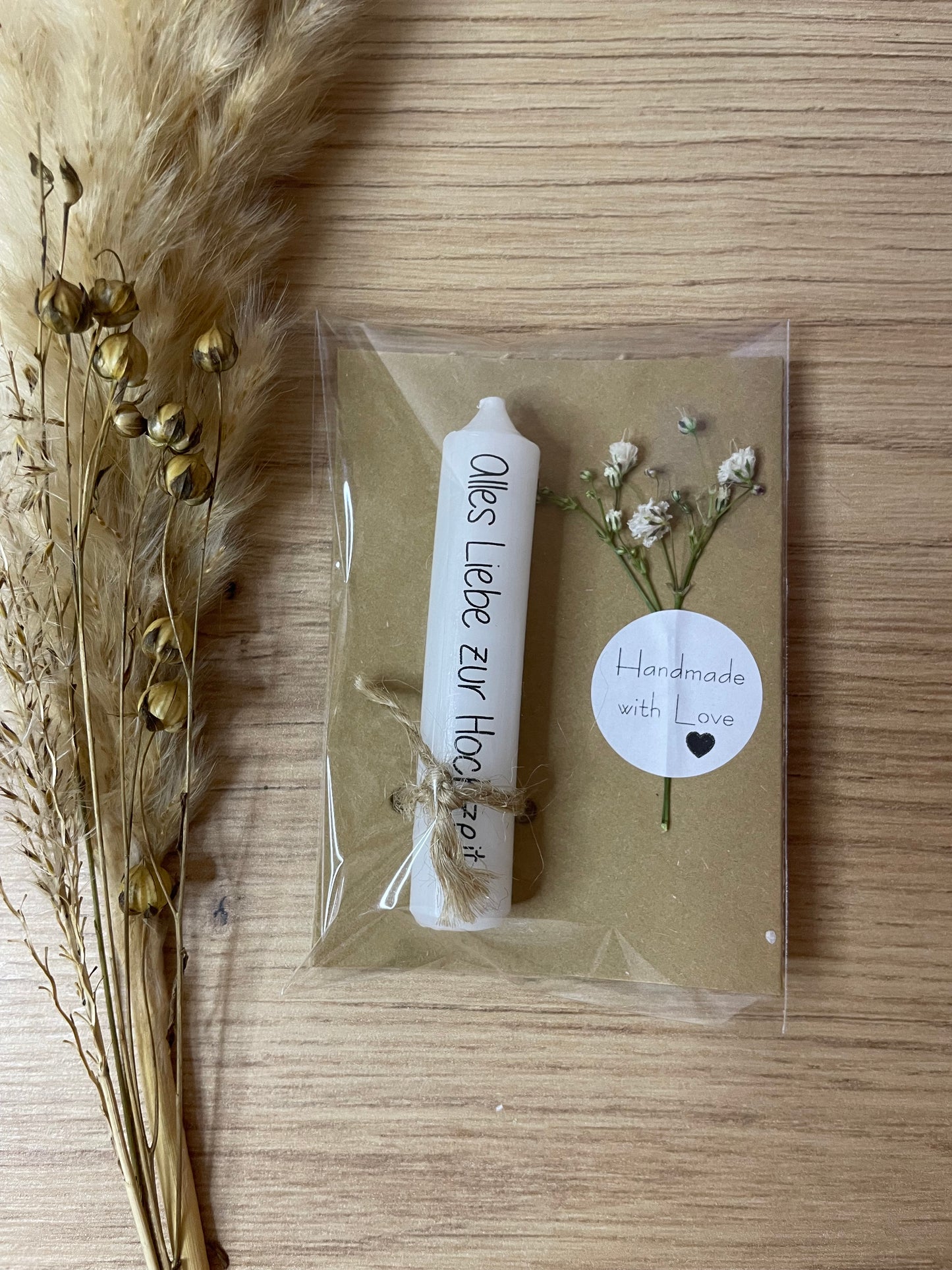 Minikerze Gastgeschenk | Hochzeit