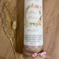 Taufkerze Blumenkranz | Hailey